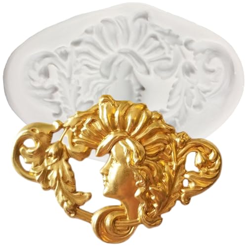 MINFEIDMS Barock Silikonformen Curlicues Scroll Spitze Fondant Form Scroll Relief Engel Form Filigrane Form 3D Sculpted für Zucker Kuchen Dekorieren Cupcake Topper Candy Chocolate Gum Paste Polymer MINFEIDMS Barock Silikonformen Curlicues Scroll Spitze Fondant Form Scroll Relief Engel Form Filigrane Form 3D Sculpted für Zucker Kuchen Dekorieren Cupcake Topper Candy Chocolate Gum Paste Polymer von MINFEIDMS