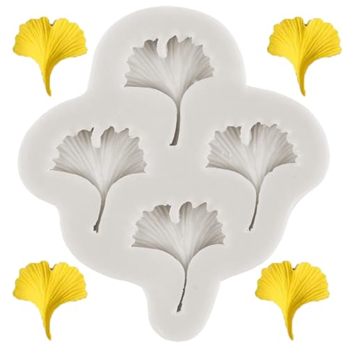 MINFEIDMS Ginkgo Blatt Silikonform Schokolade Süßigkeiten Fondant Form für Kuchen Dekorieren Cupcake Toppers Gelatine Polymer Clay MINFEIDMS Ginkgo Blatt Silikonform Schokolade Süßigkeiten Fondant Form für Kuchen Dekorieren Cupcake Toppers Gelatine Polymer Clay von MINFEIDMS