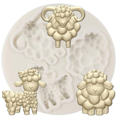 MINFEIDMS Nette Tier 3D Schaf Silikon Form Ziege Fondant Form für Kuchen Dekoration Cupcake Topper Zucker Handwerk Süßigkeiten Schokolade Gummi Paste Polymer Clay MINFEIDMS Nette Tier 3D Schaf Silikon Form Ziege Fondant Form für Kuchen Dekoration Cupcake Topper Zucker Handwerk Süßigkeiten Schokolade Gummi Paste Polymer Clay von MINFEIDMS