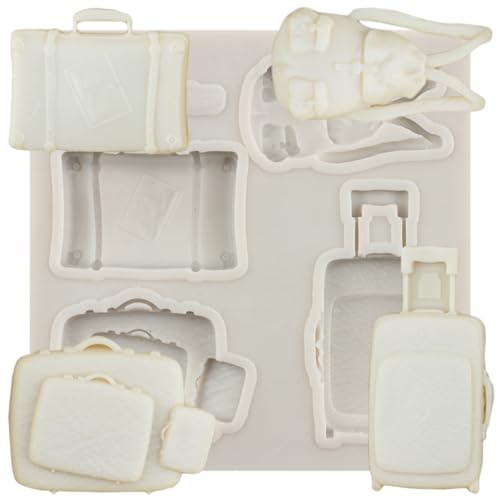 MINFEIDMS Silikon-Fondantformen In Reisegepäcktasche Für Kuchendekoration Cupcake-Topper Schokolade Blütenpaste Süßigkeiten Polymer-Ton von MINFEIDMS