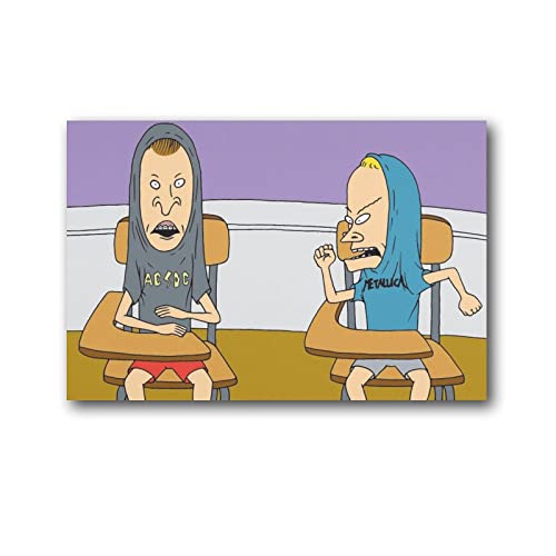 MINGCAI Beavis And Butthead From 1993 to 1997 Cartoon Film Poster Malerei Leinwand Wandkunst Wohnzimmer Poster Gemälde 30 x 45 cm MINGCAI Beavis And Butthead From 1993 to 1997 Cartoon Film Poster Malerei Leinwand Wandkunst Wohnzimmer Poster Gemälde 30 x 45 cm von MINGCAI