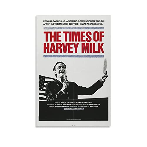 Most Influential Deceased Civil Rights Activisten Harvey Milk Poster Leinwand Kunstdrucke Poster Fotobild Gemälde Poster Raumdekoration 30 x 45 cm Most Influential Deceased Civil Rights Activisten Harvey Milk Poster Leinwand Kunstdrucke Poster Fotobild Gemälde Poster Raumdekoration 30 x 45 cm von MINGMAO