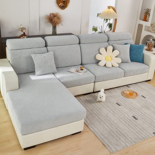 MINGPINHUIUS Sofa Sitzkissenbezug Stretch Sofabezug, Universal Elastisch Sofa Seat Cover, rutschfest Sofa Überzug Schonbezug für Sofakissen L-Förmig Chaiselongue Möbelschutz von MINGPINHUIUS