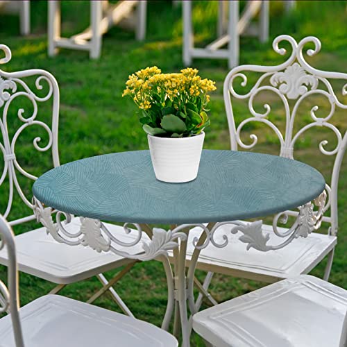 MINGPINHUIUS wasserdichte Tischdecke Outdoor Gartentischdecke, Abwaschbar und Ölbeständig mit Elastischen Rändern von MINGPINHUIUS