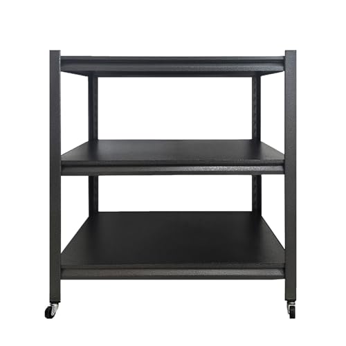 MINGYIHUI 5-Stöckiges Schweres Metallregal für Garagen mit Rollen,1.8 m Hohes Metall Regalsystem Basic,Einfach zu Montieren,Geeignet für Garagen,Werkstätten und Lagerräume(Size:80x40x80cm) von MINGYIHUI
