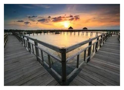 MINGYTN Wandkunst Leinwanddrucke Landschaft Leinwand Malerei Kein Rahmen See Wald Berg Landschaft Malerei Wand Kunst Dekor Poster Für Wohnzimmer Drucke Bild(M,40x120cm) von MINGYTN