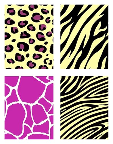 MINGYTN Wandkunst Leinwanddrucke Leopardenmuster Kürbis Schleife Kunst Poster Leinwand Druck Farbe Mode Zimmer Home Villa Dekoration Ästhetik Natürliche Leinwand(E,30x40cm) von MINGYTN