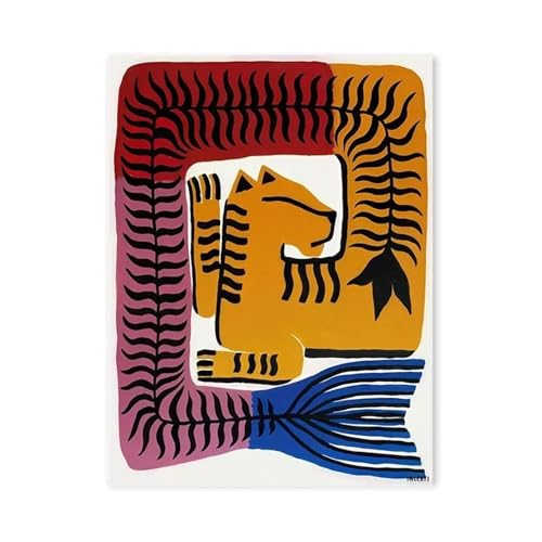 MINGYTN Wandkunst Leinwanddrucke Ölgemälde Farbblock Poster Drucke Klassische Abstrakte Leinwand Malerei Für Zimmer Home Wand Kunst Dekoration(EIN,30x40cm) von MINGYTN