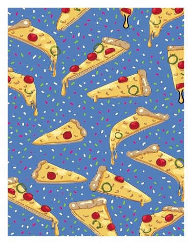 MINGYTN Wandkunst Leinwanddrucke Pizza-Kunst-Poster, Leinwanddruck, Farbe, Mode, Beliebtes Gästezimmer, Home Villa Dekoration, Ästhetik, Natürliche Wandleinwand(Q,40X50cm) von MINGYTN