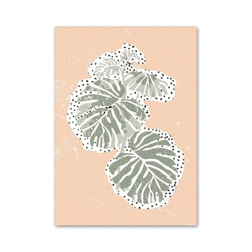 Wandkunst Leinwanddrucke Blumenmarkt Mode Dame Pflanze Wandkunst Minimalistische Ästhetik Druck Leinwand Gemälde Für Wohnzimmer Moderne Wohnkultur(F,30x40cm) von MINGYTN