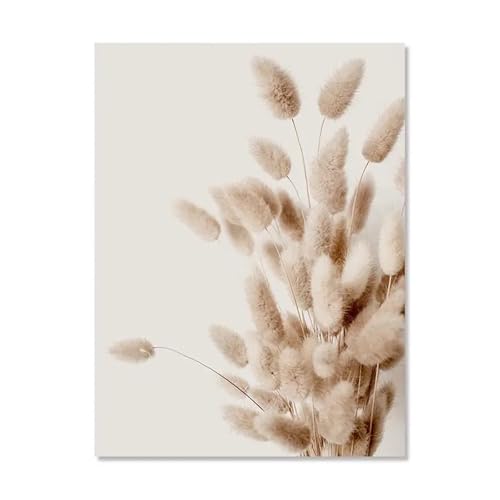 Wandkunst Leinwanddrucke Landschaft Magnolia Blume Wand Bilder Reed Minimalist Ästhetik Druck Leinwand Malerei Für Wohnzimmer Moderne Wohnkultur(D,30x40cm) von MINGYTN