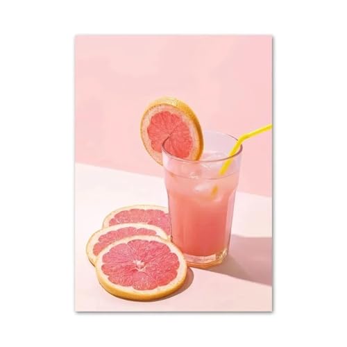 Wandkunst Leinwanddrucke Rosa Blüte Pfingstrose Blume Mode Wand Kunst Poster Minimalistischen Druck Leinwand Malerei Für Wohnzimmer Moderne Wohnkultur(D,40X50cm) von MINGYTN