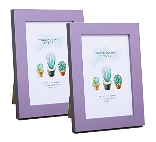 Bilderrahmen für 15,2 x 10,2 cm große Fotos, MDF-Bilderrahmen, 2 Stück, für Tischplatte und Wand Bilderrahmen für 15,2 x 10,2 cm große Fotos, MDF-Bilderrahmen, 2 Stück, für Tischplatte und Wand von Mochose