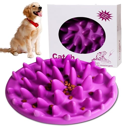 MINGZE Hund und Katze Schüssel Slow Feeder Pet Interactive Fun Futternapf, Slow Feed Dog Bowl Interaktive Aufblähung Stop Pet Feed Bowl, Slow Down Essen MINGZE Hund und Katze Schüssel Slow Feeder Pet Interactive Fun Futternapf, Slow Feed Dog Bowl Interaktive Aufblähung Stop Pet Feed Bowl, Slow Down Essen von MINGZE
