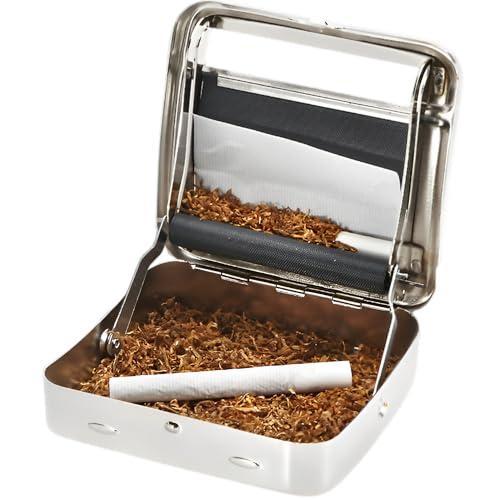 MINGZE Zigaretten Tabak Walzmaschine, Metallautomatische Herb Roller-Walzmaschine Roller Maker Mini Machine 70MM Halbautomatische Zigarettendrehmaschine Zigarettenmaschine MINGZE Zigaretten Tabak Walzmaschine, Metallautomatische Herb Roller-Walzmaschine Roller Maker Mini Machine 70MM Halbautomatische Zigarettendrehmaschine Zigarettenmaschine von MINGZE