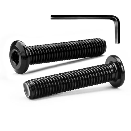 20 Sätze M4 x 35mm Flachkopfschrauben Flachkopf-Innensechskantschrauben, A2 V2A Edelstahl Schwarzes Oxid, Sechskantschrauben für Möbel, Möbelschrauben,mit Hex Key 20 Sätze M4 x 35mm Flachkopfschrauben Flachkopf-Innensechskantschrauben, A2 V2A Edelstahl Schwarzes Oxid, Sechskantschrauben für Möbel, Möbelschrauben,mit Hex Key von MINHER