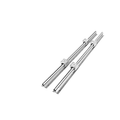 2PCS Linearführungsschienen SBR12 SBR16 SBR20 SBR25 300-2200mm & 4PCS UU Lagerblöcke Glatte Bewegung for DIY Mühlen CNC Teile,Hervorragende Stabilität(SBR16 600MM) von MINING