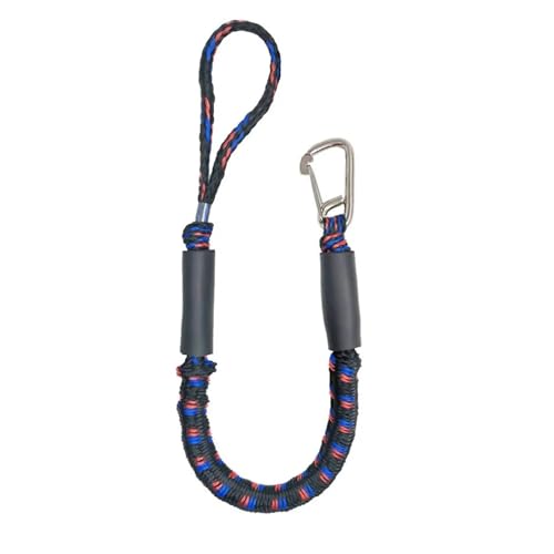 Ankerseil, Boot Dock Linie Festmacher mit 316 Edelstahl Clip Dock Linie Boot Seile Bungee Boot Linien for Kanu Power Boot,Mehrzweck(B) von MINING