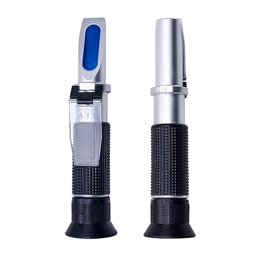 Brix-Messgerät, 0~32% Brix Zuckerkonzentration Refraktometer Handheld ATC Süße Tester Obst Meter for Honig Gemüse mit Box von MINING