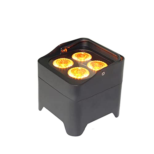 Bühnenbeleuchtung, 4pcs/lot 4x18W RGBWA UV6in1 LED Uplight Battery Wireless Par Light IR Remote Control Uplighting DJ Wash Disco Wedding von MINING