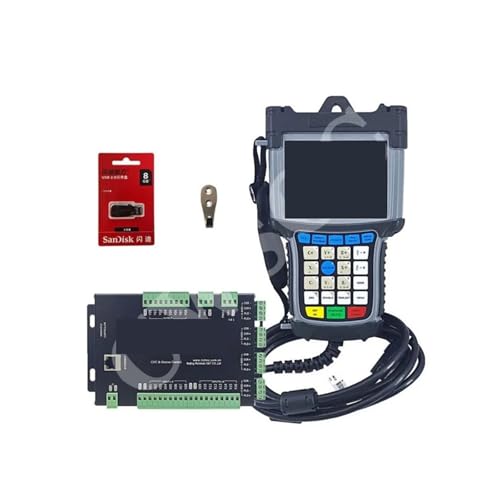 CNC-Steuerung, DSP Offline 3/4-achsen CNC Motion Control System Handheld Graviermaschine Controller G Code,Kompatibilität(B51E-3) von MINING