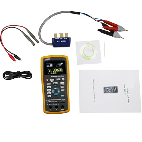 Elektronischer Lasttester, ET430-433 Handheld Digital LCR Meter Tragbarer Kapazitätstester Multifunktions-Digital-Kapazitäts-Induktivitäts-Widerstandstester(ET432) von MINING