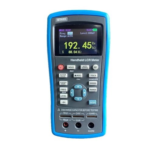 Elektronischer Lasttester, ET431 Handheld Digital Brid Hochpräzises Induktivitäts-, Kapazitäts- und Widerstandsmessrät LCR-Farbbildschirm Multifunktions-DCR-Funktion(ET431) von MINING