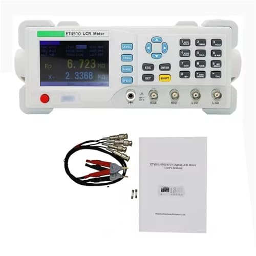 Elektronischer Lasttester, ET4510 Desktop LCR Tester Desktop Digital Brid 100kHz 1 Hz Stufenlos Einstellbare Frequenz Professionelle Lcr Meter Kondensator Elektronischer Lasttester, ET4510 Desktop LCR Tester Desktop Digital Brid 100kHz 1 Hz Stufenlos Einstellbare Frequenz Professionelle Lcr Meter Kondensator von MINING
