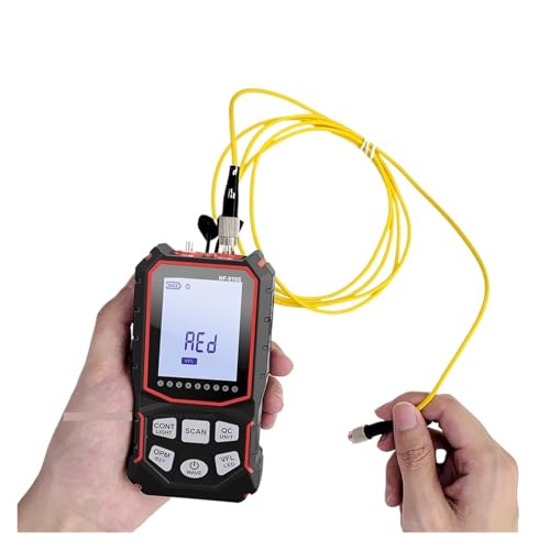 Fasertester, NF-918S Kabeltester LCD-Display Optisches Leistungsmessgerät Tragbarer Glasfasertester Visual Fault Locator Netzwerkwerkzeuge,Multifunktion von MINING