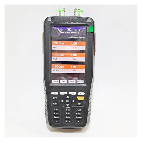 Fasertester, TM70B Handheld PON Fiber Optical Power Meter 1310/1490/1550nm VFL OPM Eingebaute Lithium-Batterie Fiber Optic Werkzeuge,Multifunktion(PON OPM VFL) von MINING