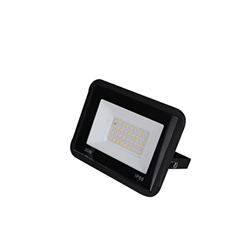 Flutlicht, LED Flutlicht 2 0W 30W 50W LED Spotlight Auto Delay Delay Outdoor Lighting Projector Reflektor Wandlampe Gartenquadrat(Cold white,30W) von MINING