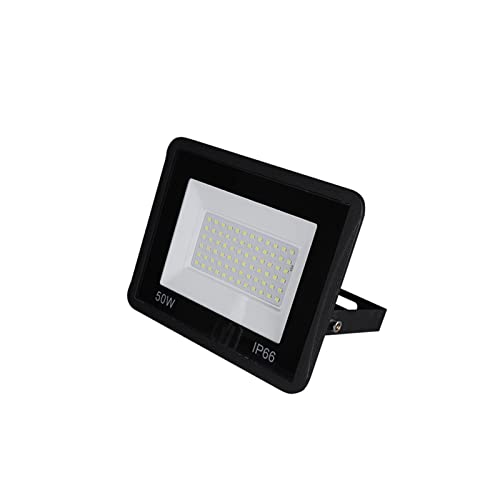 Flutlicht, LED Flutlicht 2 0W 30W 50W LED Spotlight Auto Delay Delay Outdoor Lighting Projector Reflektor Wandlampe Gartenquadrat(Warm white,50W) von MINING
