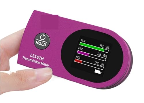 Glasfaser, Fenstertönungsmessgerät TSER Tester UV IR VLT Solarfilm Transmissionsmessgerät Tönungsfolientester Neuankömmling LS161 LS161A LS161H für Multi-Tester(LS161A(1400nm)) von MINING