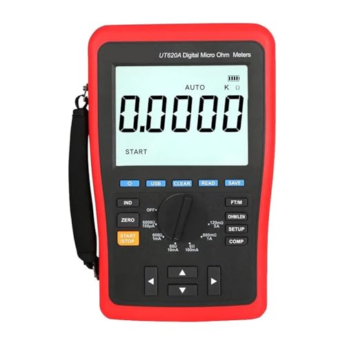 Isolationsprüfgerät, UT620A Digitales Mikro-Ohmmeter; DC-Niedrigwiderstandstester Mit Manueller Bereichswahl, Datenspeicherung/USB-Datenübertragung/Datenspeicherung Isolationsprüfgerät, UT620A Digitales Mikro-Ohmmeter; DC-Niedrigwiderstandstester Mit Manueller Bereichswahl, Datenspeicherung/USB-Datenübertragung/Datenspeicherung von MINING