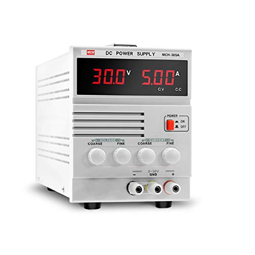 Labornetzteil, MCH305A Einstellbare DC-Stromversorgung Digitalanzeige 5A Handy-Reparatur-5A DC Stromversorgung Stromversorgung Geregelte,Zuverlässigkeit und Sicherheit(220V) von MINING