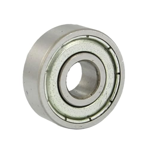 Lager, Bimetall-Dichtungsschild, Mikro-Rillenkugellager, 5 Stück, 606Z, 6 x 17 x 6 mm, Metall-Miniatur-Rillenkugellager,Verbesserte Haltbarkeit von MINING