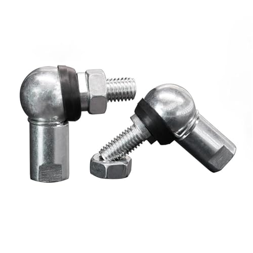 Lager, DIN71802 CS8 CS10 CS13 CS16 M5 M6 M8 M10 Winkel-Kugelgelenk-Stangenkopflager mit Gummidichtungen,Verbesserte Haltbarkeit(CS8 M5x0.8,Right Thread) von MINING