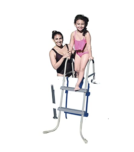 Leiter für Einbaupools, Schwimmbad Rolltreppe Poolleiter Doppelseitige Rolltreppe Schwimmbad Passende Leiter(84cm) von MINING