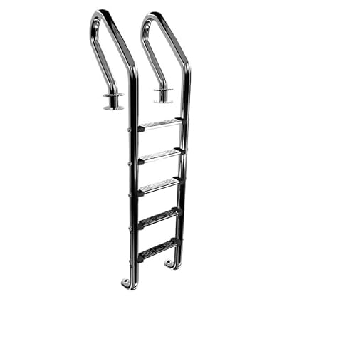Leiter für Einbaupools, Schwimmbadrolltreppe Nach Hause Schwimmbadleiter Verdickter Handlauf Aus Edelstahl 304 Schwimmbadleiter Handlaufleiter(Not embedded,4) von MINING