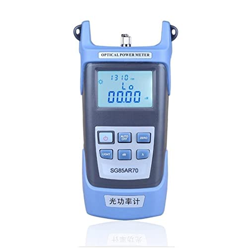 MINING Fasertester, Dark Light High Precision Lithium Battery Wiederaufladbarer optischer Leistungszähler-Tester unterstützt Kalibrierungs-Hintergrundbeleuchtung MuitiBand,Multifunktion(-70 to 3) von MINING