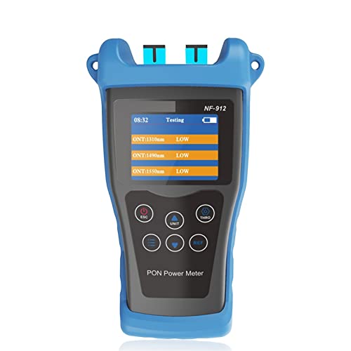 MINING Fasertester, NF-912. Tragbarer Li-Lion-Akku Optischer Leistungszähler Visual Fault Locator Netzwerkkabel-Test Optische Faser-Tester,Multifunktion von MINING