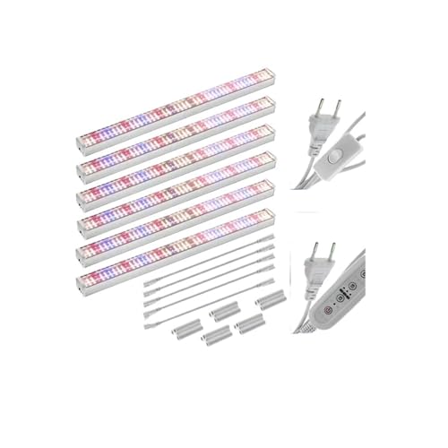 Pflanzenlampen, 1/2/4/6PCS Voll-LED-Wachstumslichter for wächshauspflanzen, müse, Blumen, Fülllicht, erdlose Anbaulampen(Sunshine-6PCs) von MINING