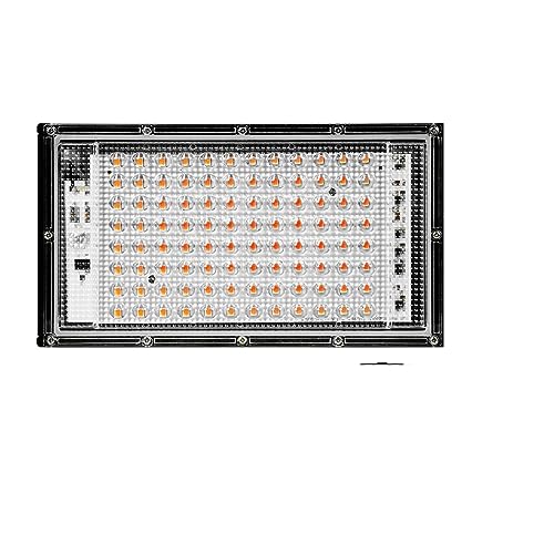 Pflanzenlampen, 200W LED-Wachstumslicht, Phyto-Lampe, Vollspektrum-Glühbirne, Hydrokultur-Lampe, Gewächshaus, Blumensamen-Wachstumszelt(100W With Plug) von MINING