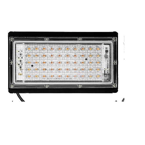Pflanzenlampen, 200W LED-Wachstumslicht, Phyto-Lampe, Vollspektrum-Glühbirne, Hydrokultur-Lampe, Gewächshaus, Blumensamen-Wachstumszelt(50W No Plug) von MINING