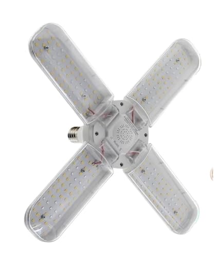 Pflanzenlampen, 24W 36W 48W E27 faltbare Phyto-Lampe, LED-Wachstumslicht, das im Innenbereich for das Pflanzenwachstum, die Blüte, den Pilzklon, den Sukkulenten verwendet wird(Full spectrum,24W) von MINING