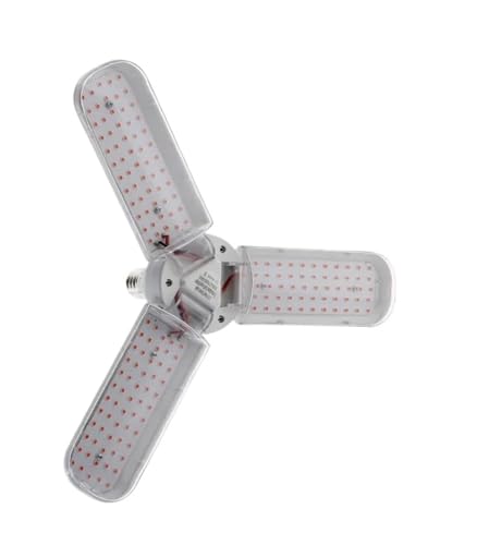 Pflanzenlampen, 24W 36W 48W E27 faltbare Phyto-Lampe, LED-Wachstumslicht, das im Innenbereich for das Pflanzenwachstum, die Blüte, den Pilzklon, den Sukkulenten verwendet wird(Pink,20W) von MINING
