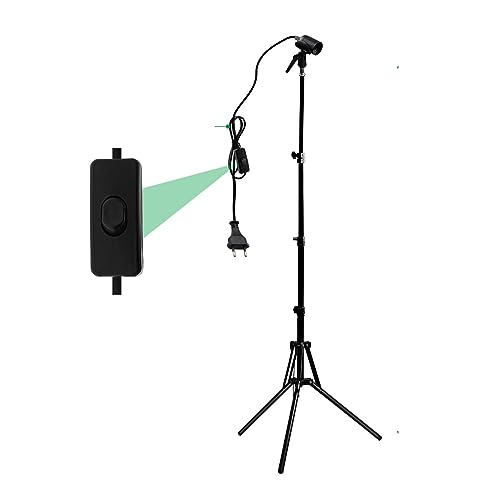 Pflanzenlampen, 24W 36W 48W faltbares LED-Wachstumslicht Vollspektrum E27 Pflanzenwachstumslampe for Zimmerpflanzen Blumensämling(Floor Lamp Holder) von MINING