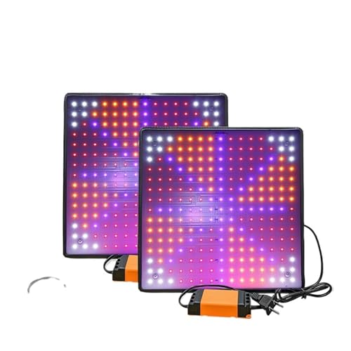 Pflanzenlampen, 3500K Wachsen Zelt Lampe 1000W LED Wachsen Licht Panel Phyto Lampe for Pflanzen Volle Led-leuchten for Innen Wachsen Blumen Pflanzen(2pcs multiple colour) von MINING