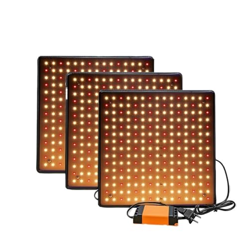 Pflanzenlampen, 3500K Wachsen Zelt Lampe 1000W LED Wachsen Licht Panel Phyto Lampe for Pflanzen Volle Led-leuchten for Innen Wachsen Blumen Pflanzen(3pcs warm white) von MINING