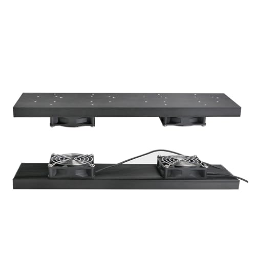 Pflanzenlampen, 400x100x40mm 200W 300W Aluminiumkühler Kühlkörper Kühlsystem mit Lüfter for LED-Wachstumslicht-Aquariumbeleuchtung von MINING